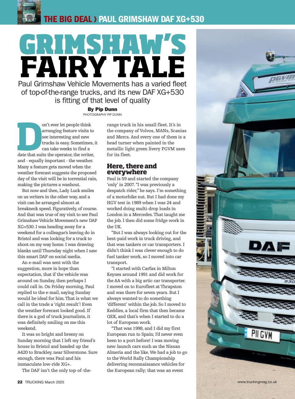 Trucking Magazine Preview Pages