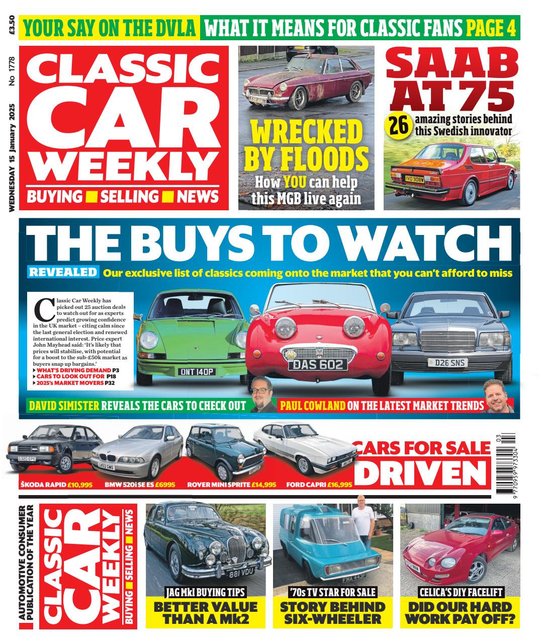 Classic Car Weekly Preview Pages