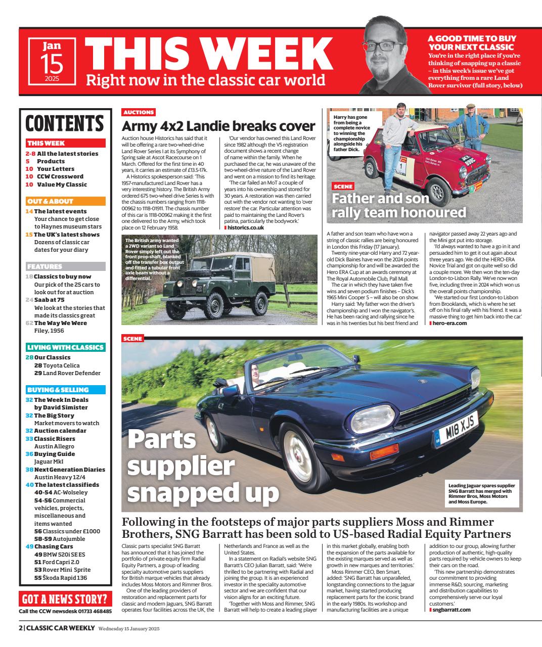 Classic Car Weekly Preview Pages