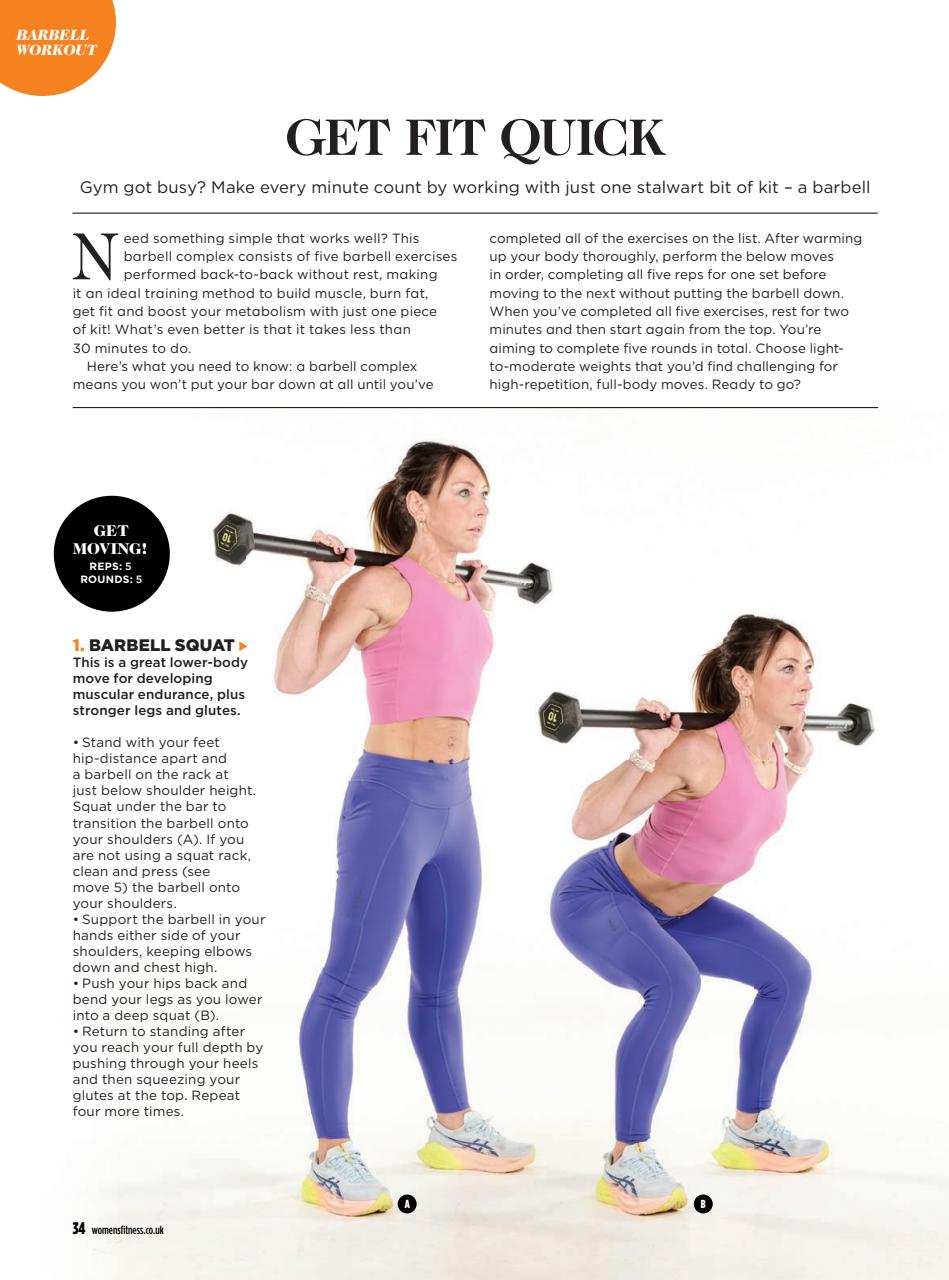 Women’s Fitness Preview Pages