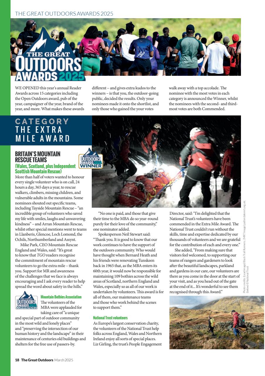 TGO - The Great Outdoors Magazine Preview Pages