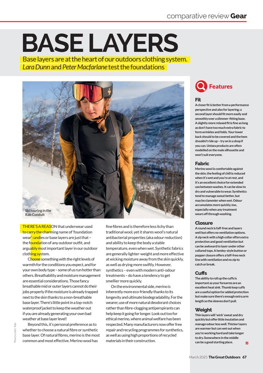 TGO - The Great Outdoors Magazine Preview Pages