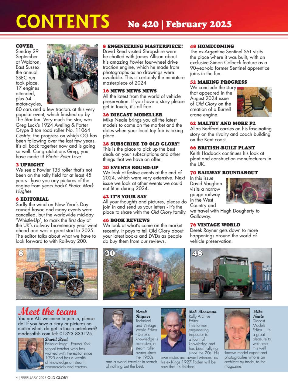 Old Glory Magazine Preview Pages