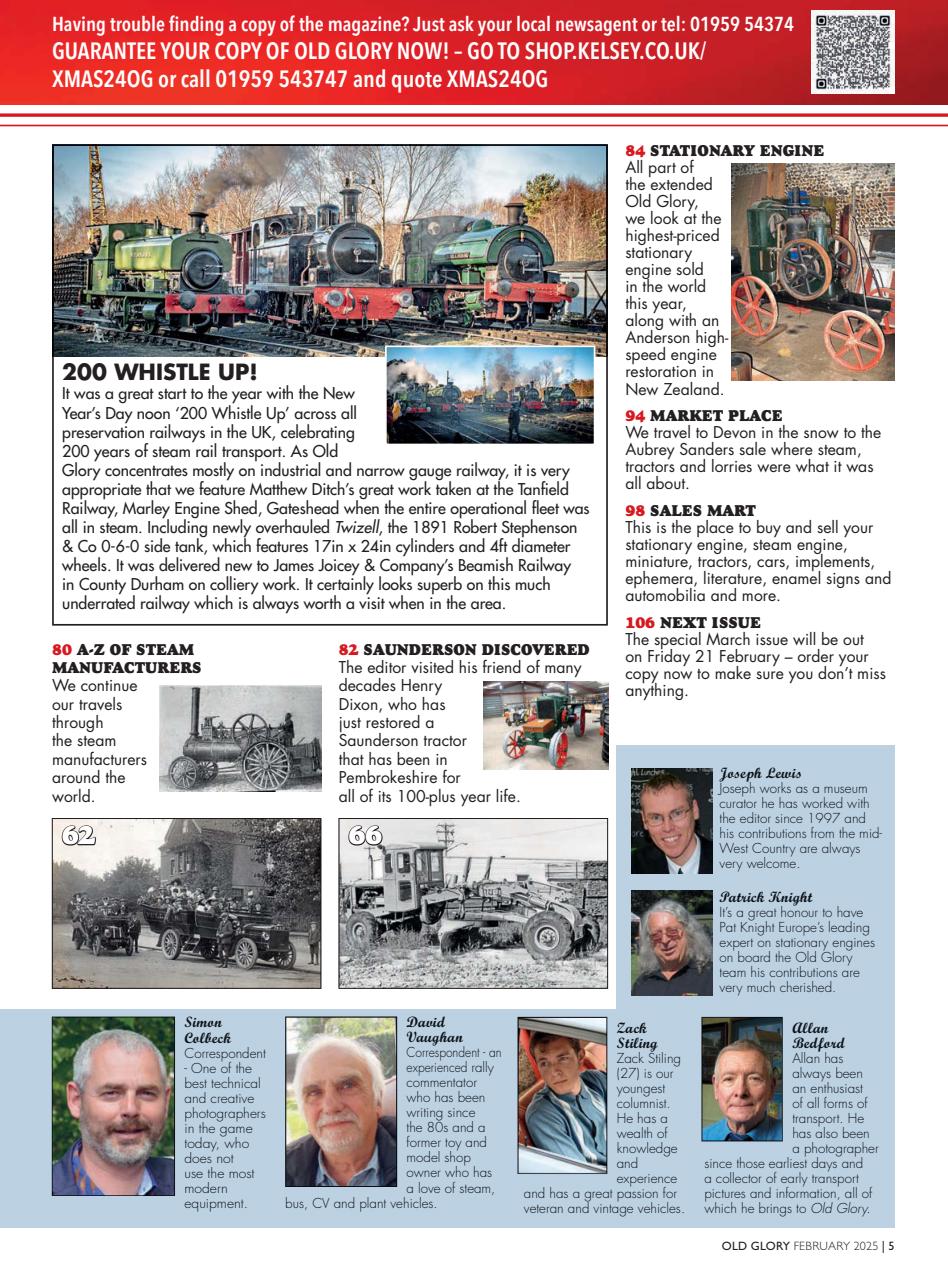 Old Glory Magazine Preview Pages