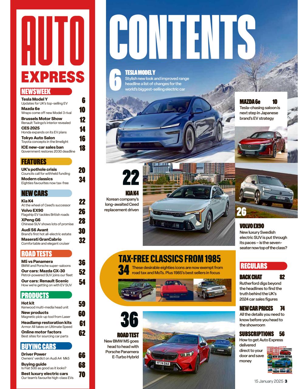 Auto Express Preview Pages