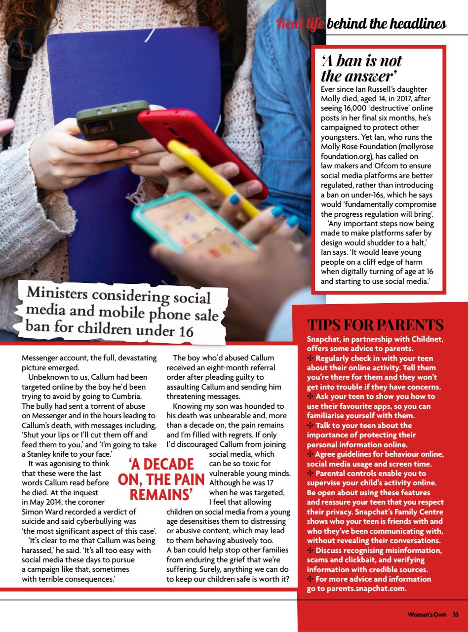 Woman's Own Preview Pages