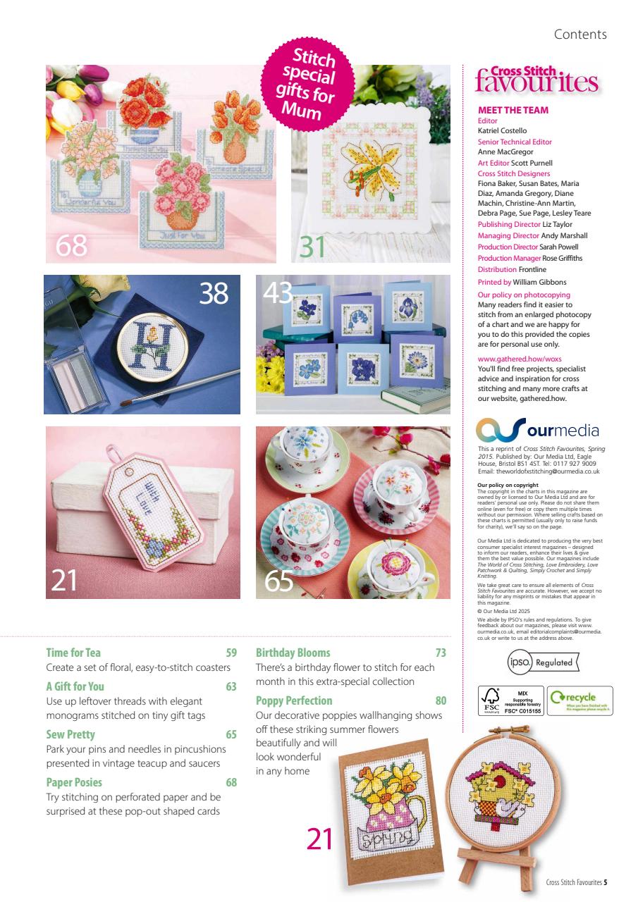 Cross Stitch Favourites Preview Pages