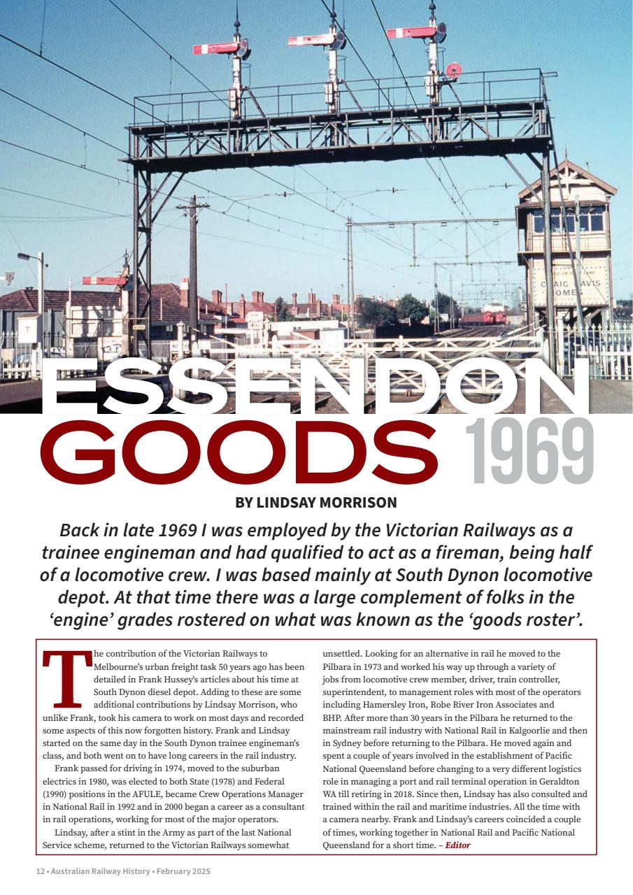 Australian Railway History Preview Pages