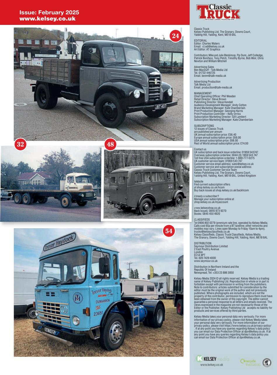Classic Truck Preview Pages