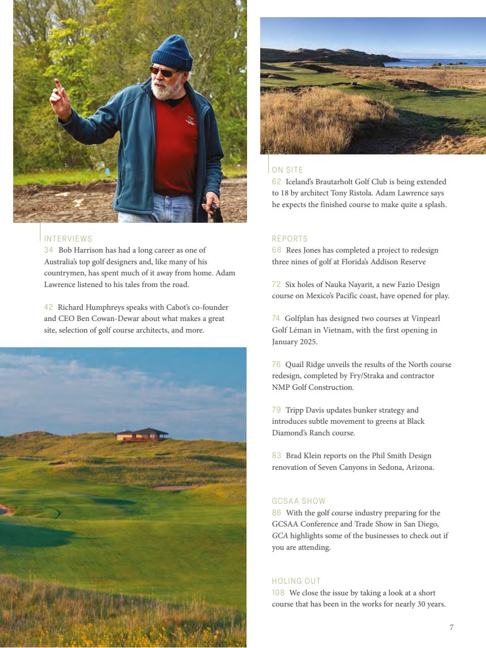 Golf Course Architecture Preview Pages