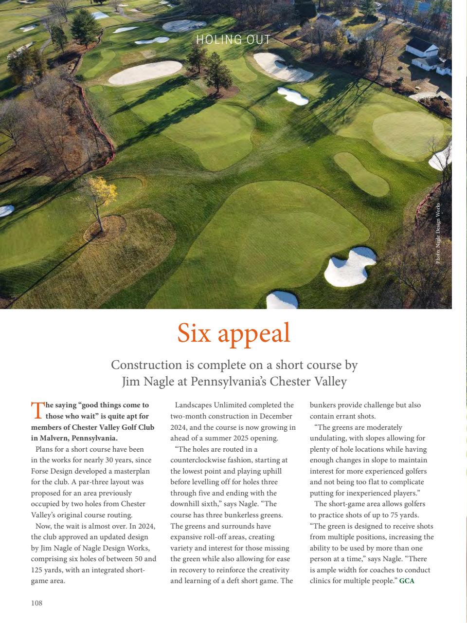 Golf Course Architecture Preview Pages