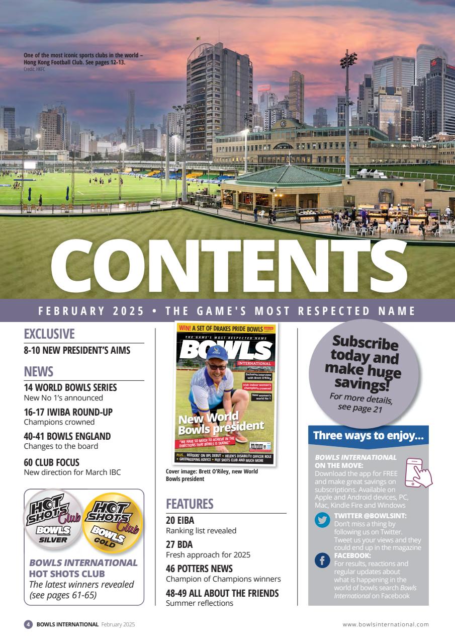 Bowls International Preview Pages