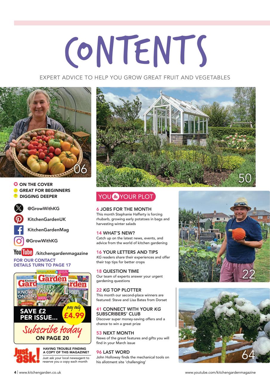 Kitchen Garden Magazine Preview Pages