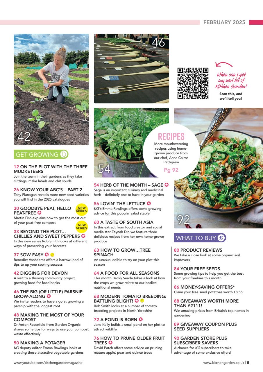 Kitchen Garden Magazine Preview Pages