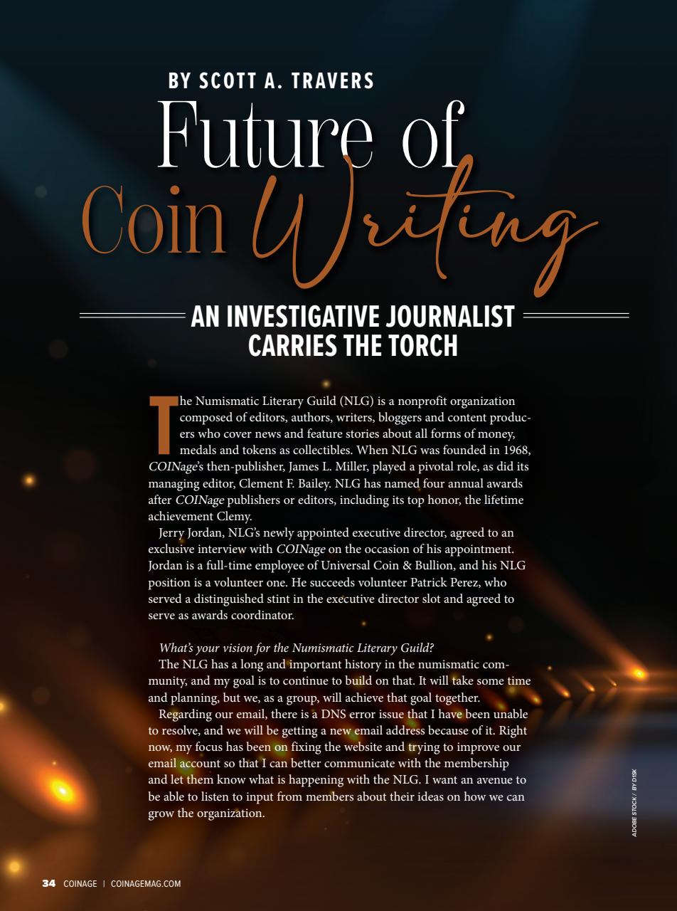 COINage Magazine Preview Pages