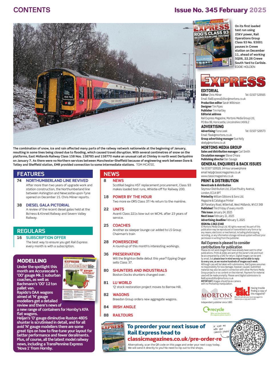 Rail Express Preview Pages