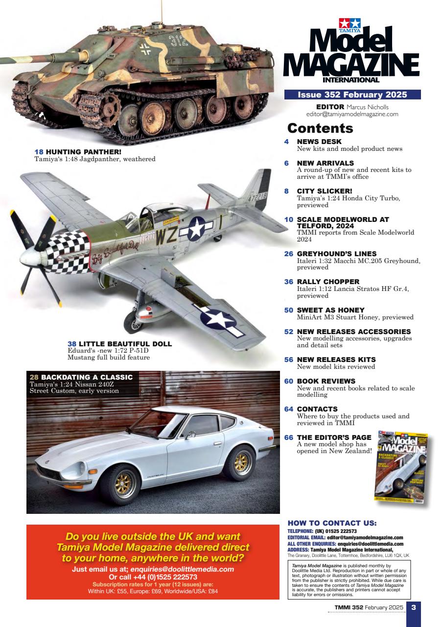 Tamiya Model Magazine Preview Pages
