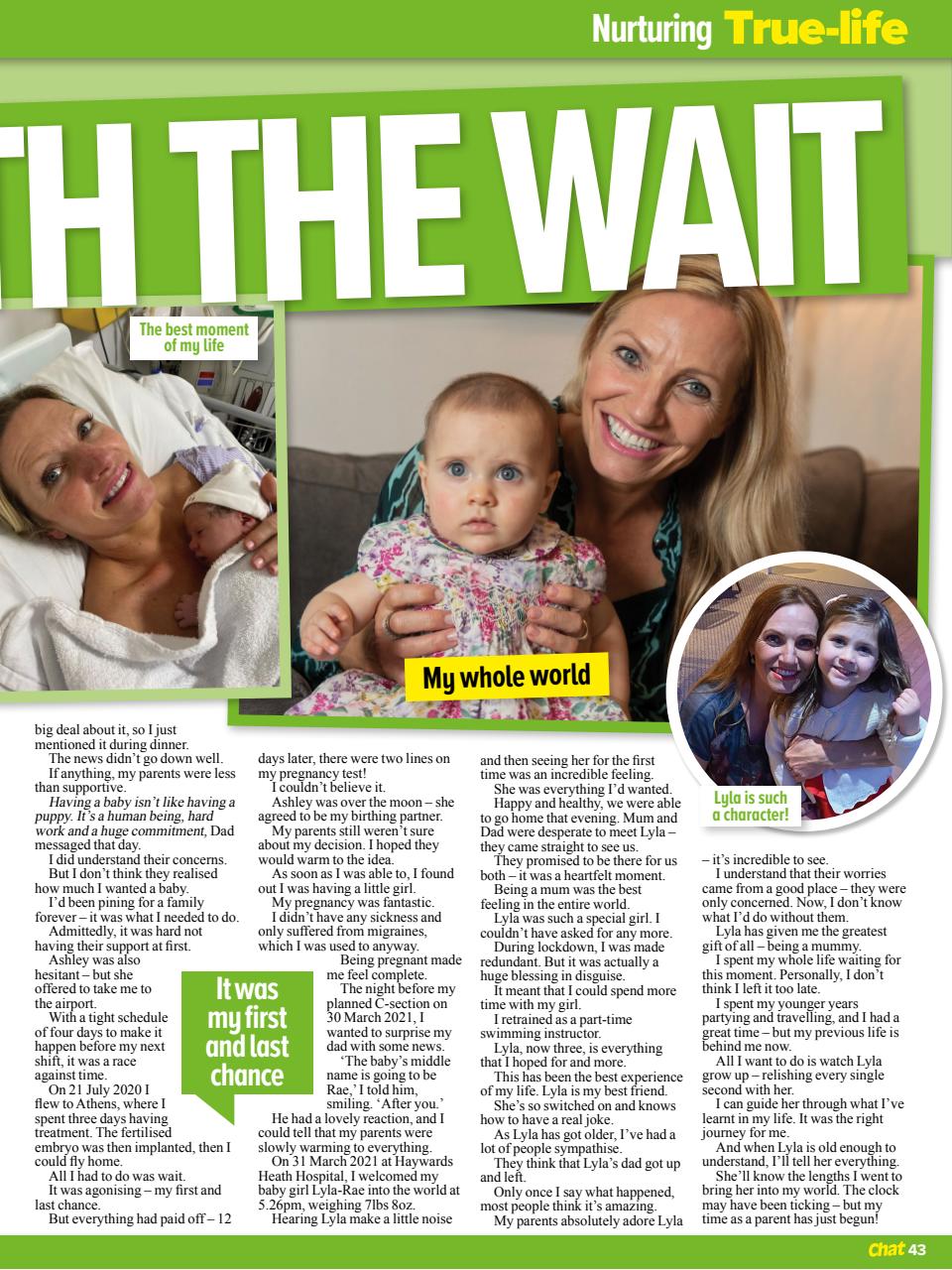 Chat Specials Preview Pages