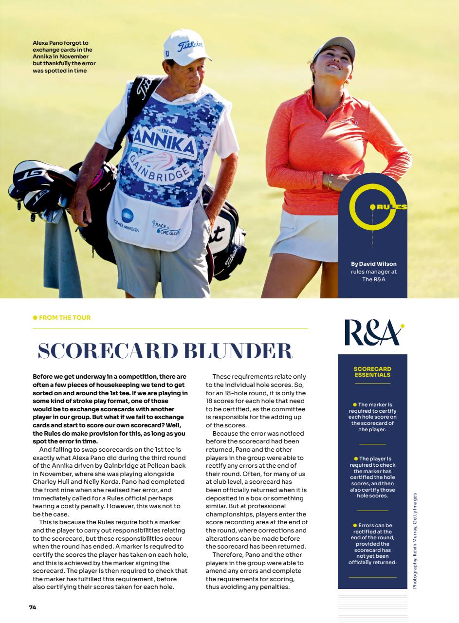 Golf Monthly Preview Pages