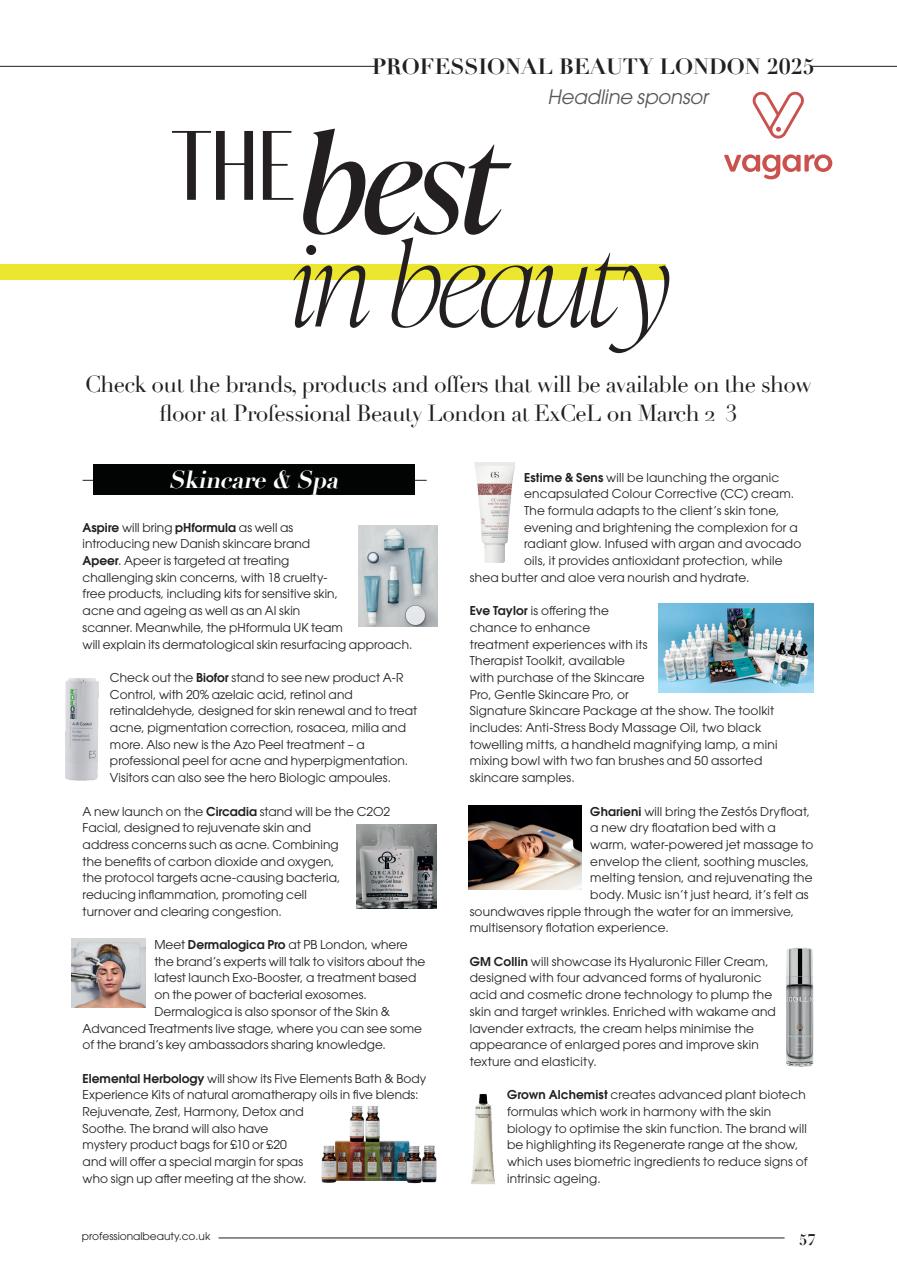 Professional Beauty Preview Pages