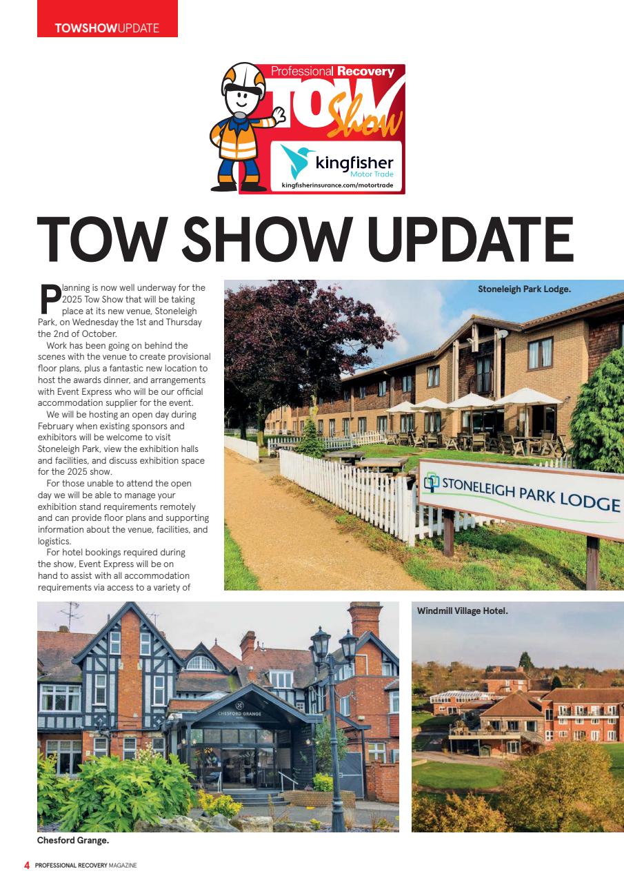 Professional Recovery Magazine Preview Pages