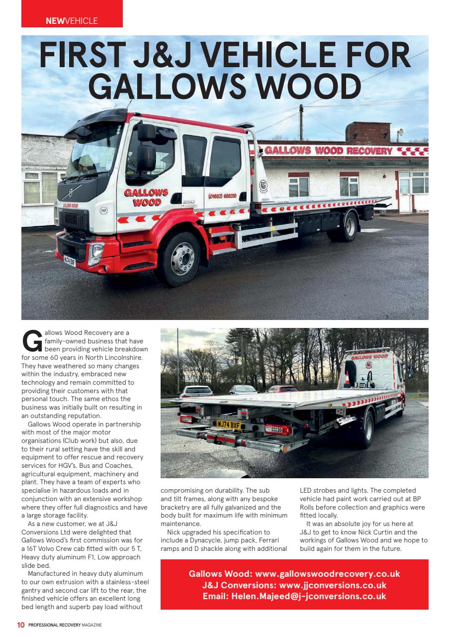 Professional Recovery Magazine Preview Pages