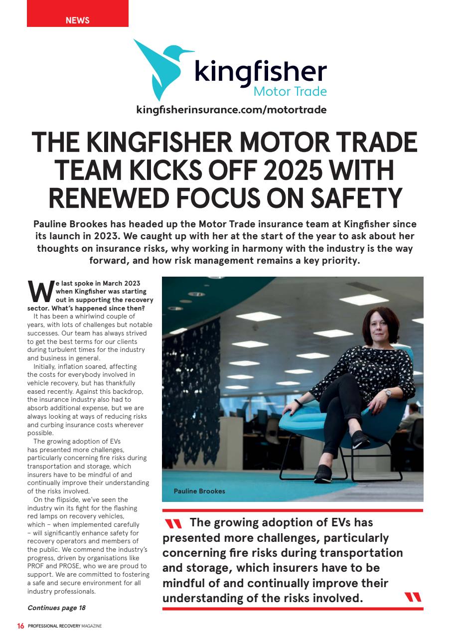 Professional Recovery Magazine Preview Pages