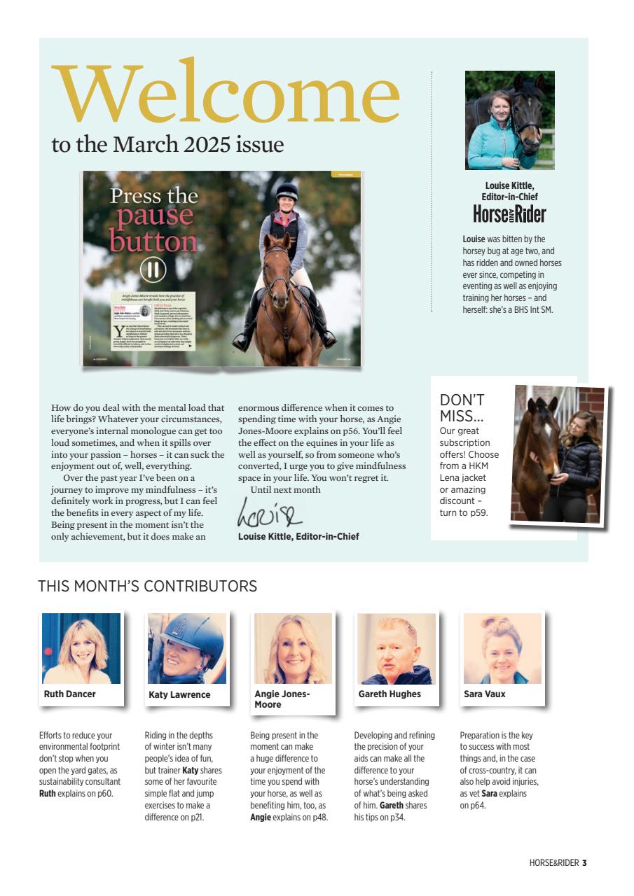 Horse&Rider Magazine - UK equestrian magazine for Horse and Rider Preview Pages