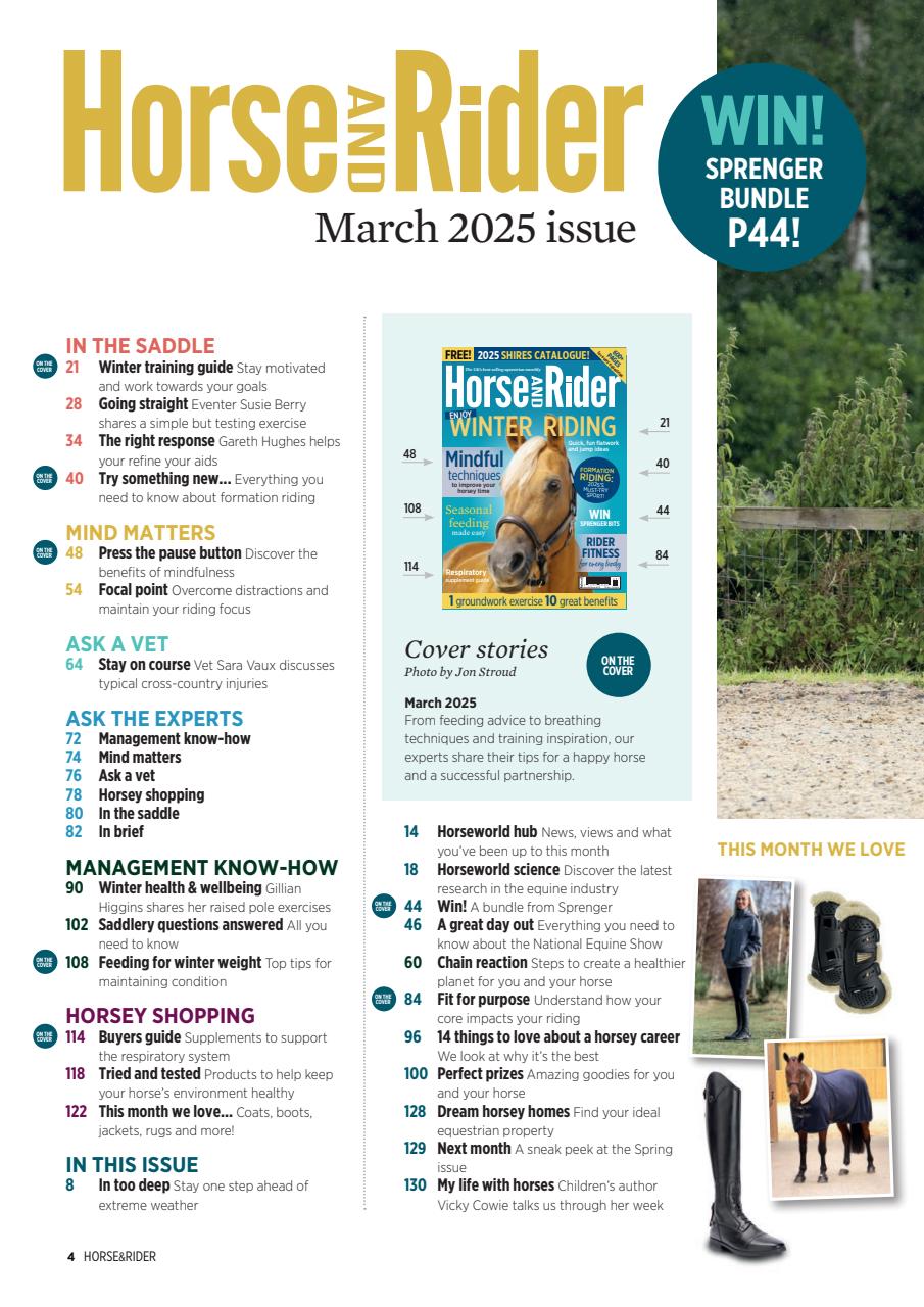 Horse&Rider Magazine - UK equestrian magazine for Horse and Rider Preview Pages