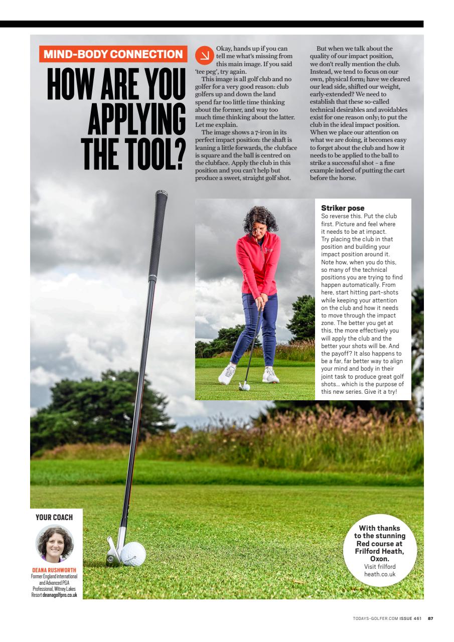 Today's Golfer Preview Pages