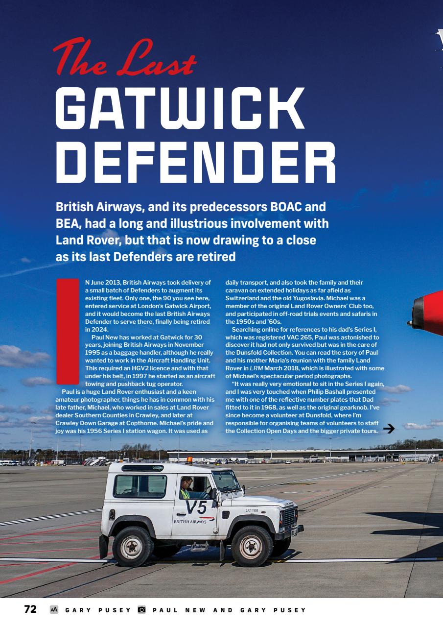 Land Rover Monthly Preview Pages