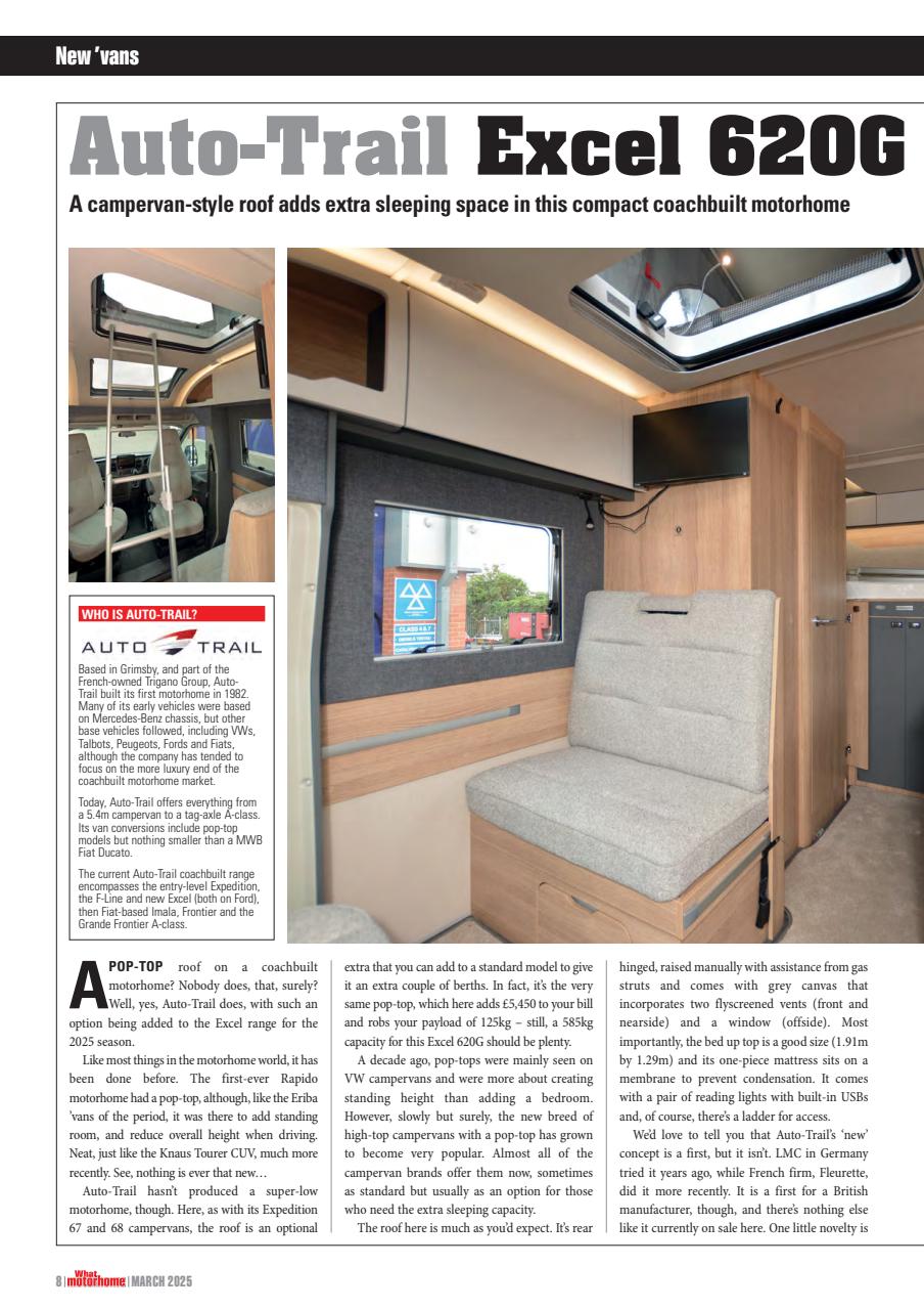 What Motorhome magazine Preview Pages