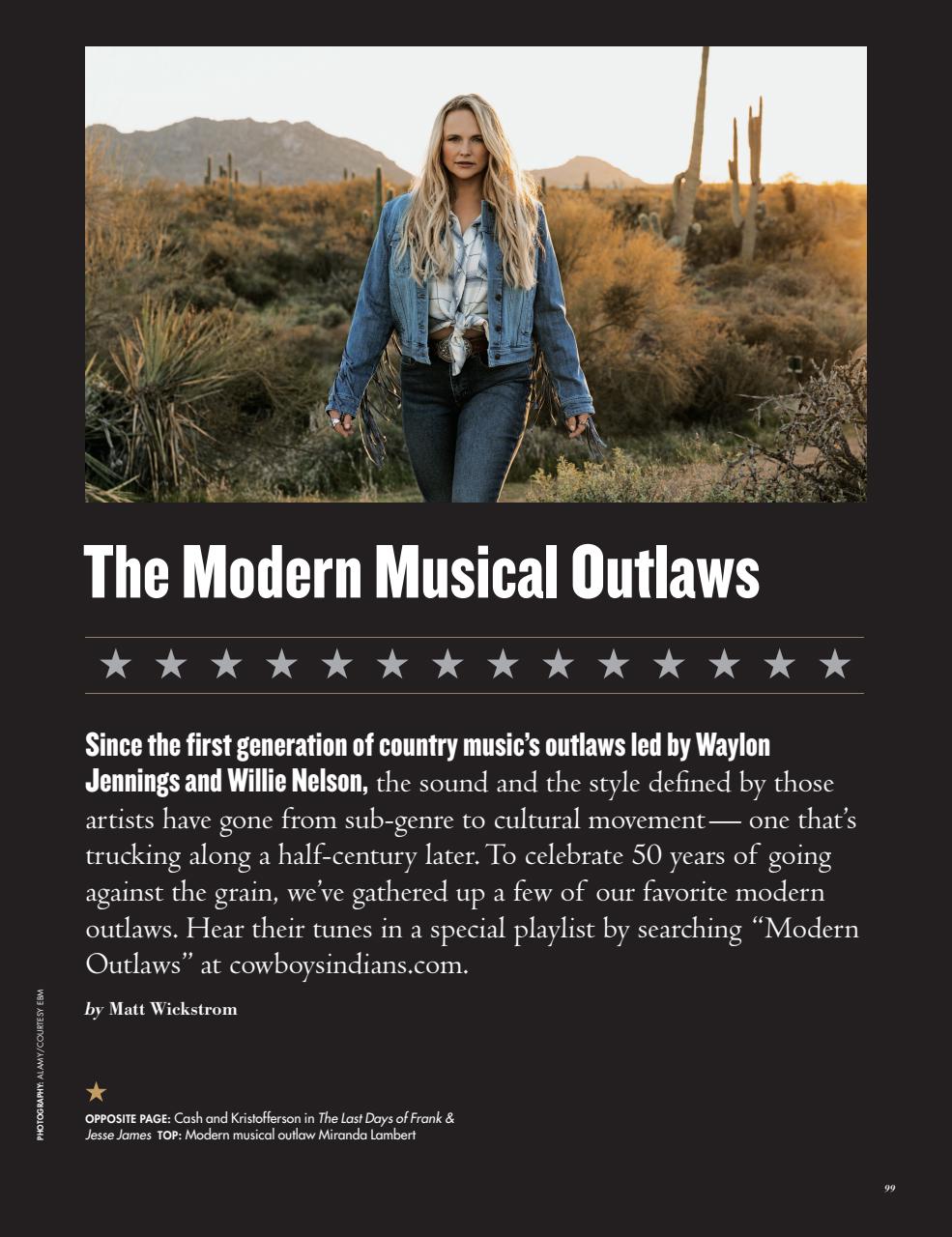 Cowboys and Indians Preview Pages