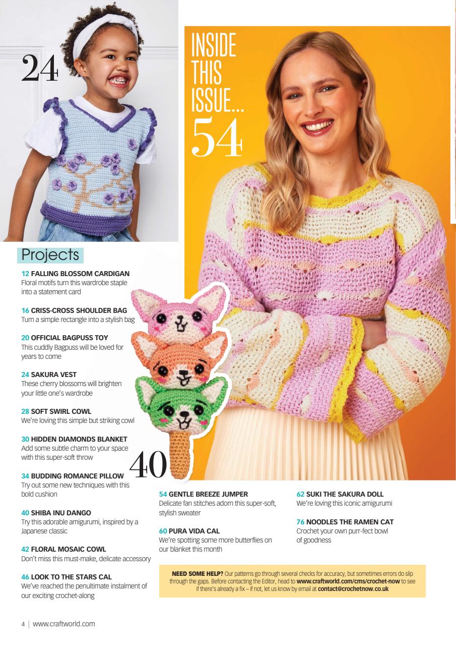 Crochet Now Magazine Preview Pages