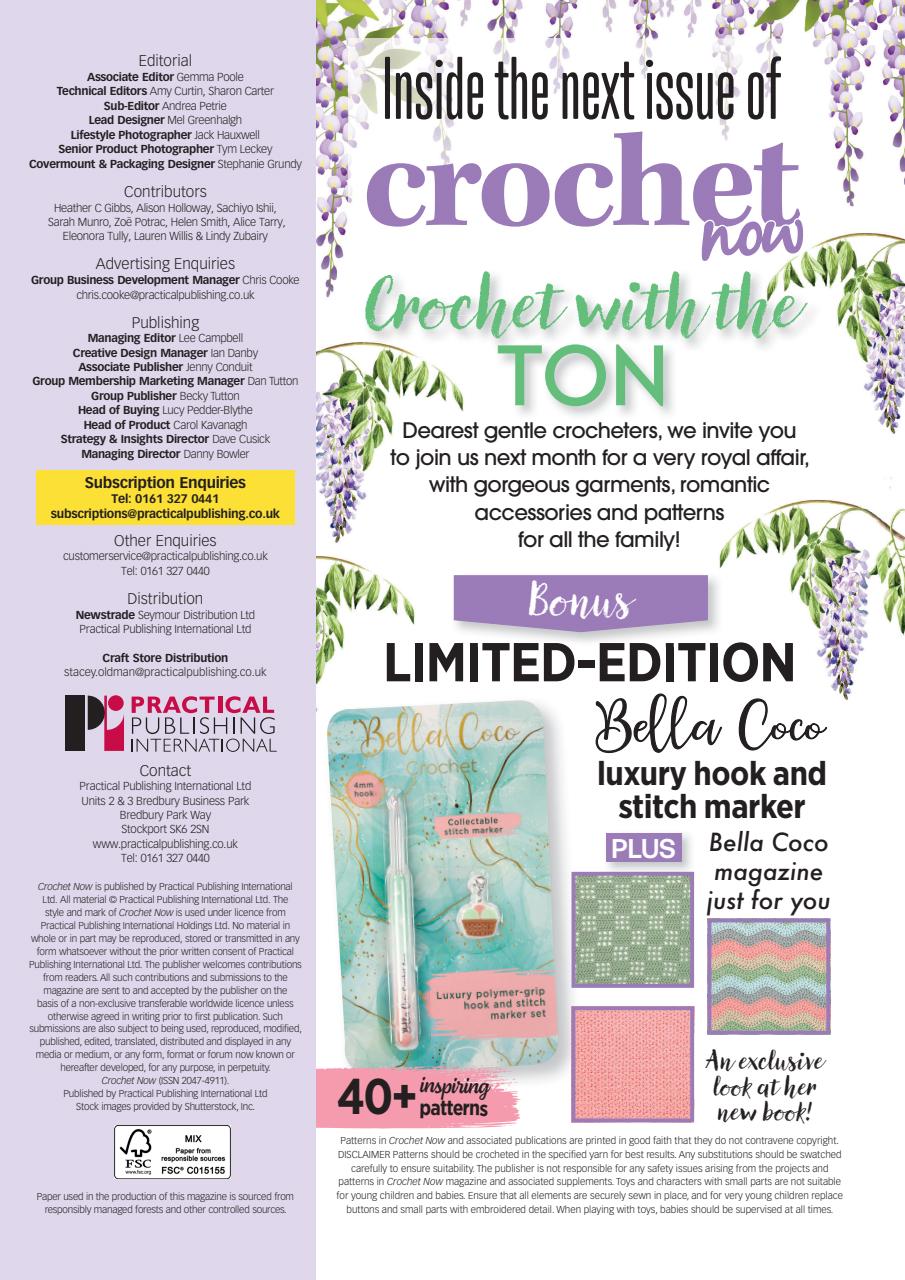 Crochet Now Magazine Preview Pages
