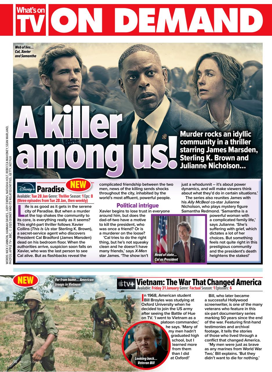 What's on TV Preview Pages