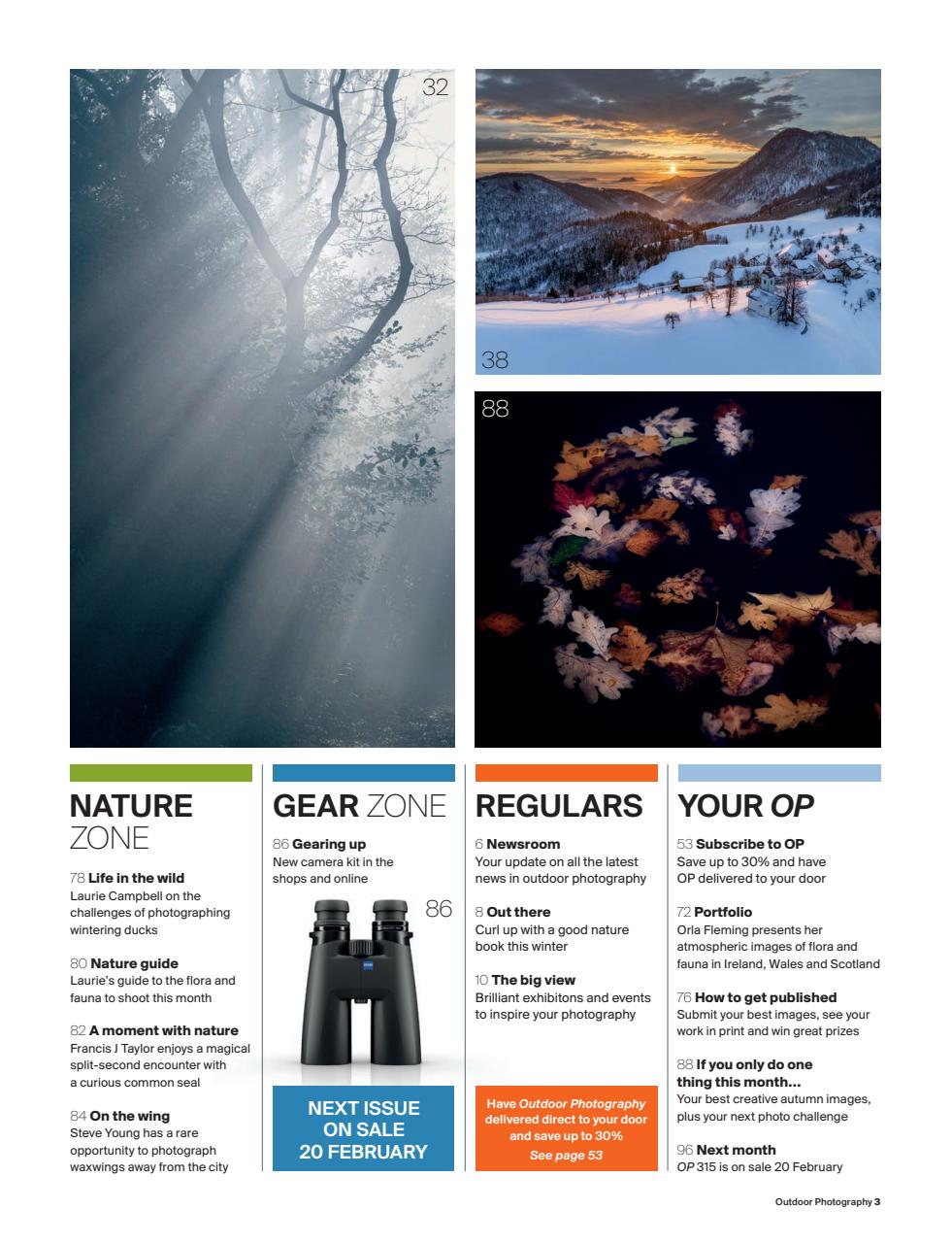 Outdoor Photography Preview Pages