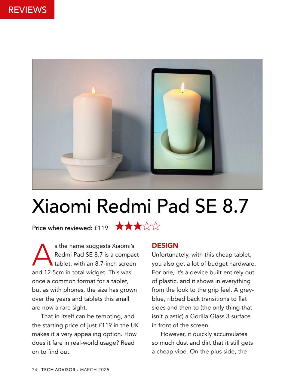 Tech Advisor Preview Pages