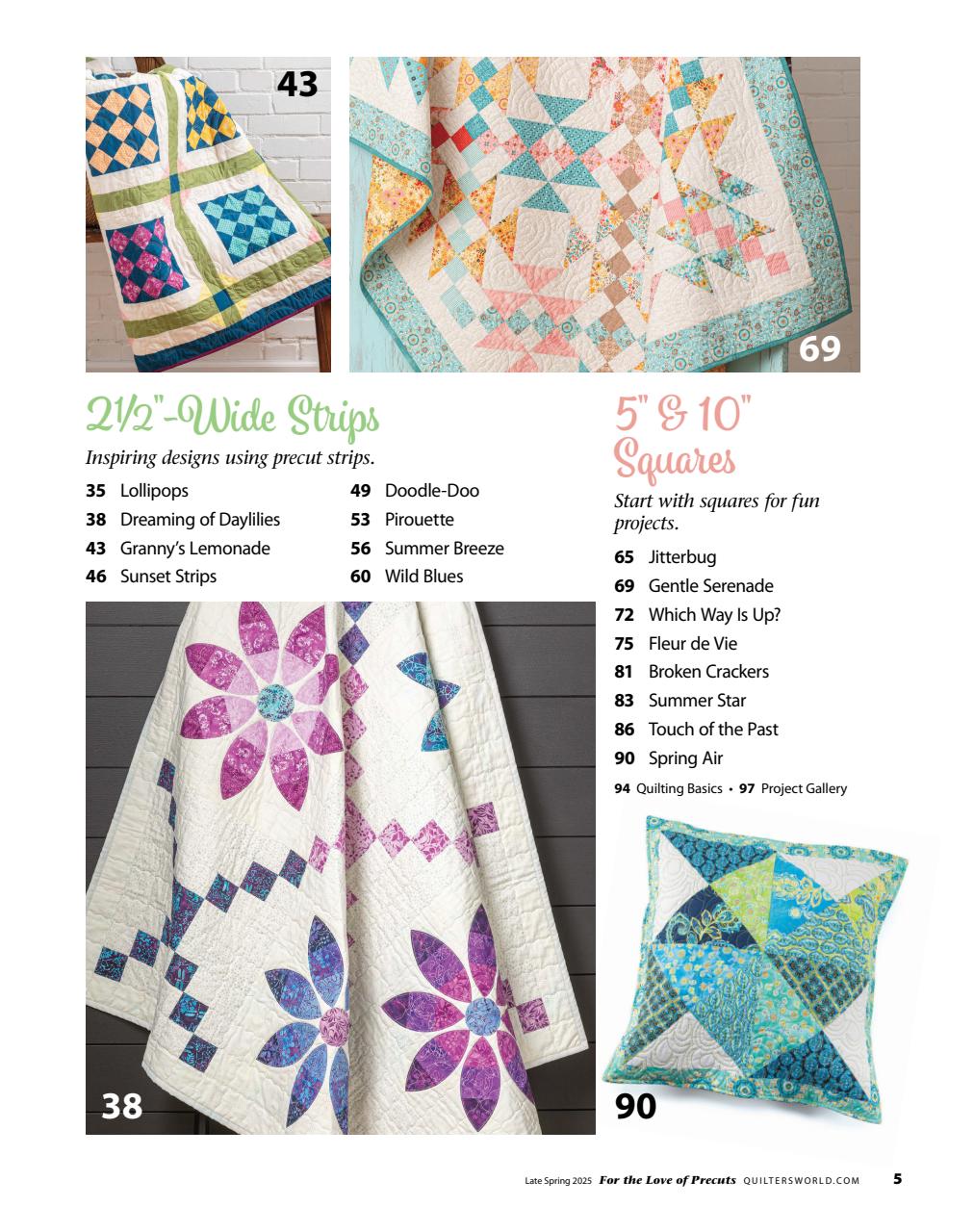 Quilter's World Preview Pages
