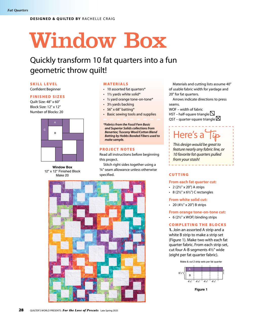 Quilter's World Preview Pages