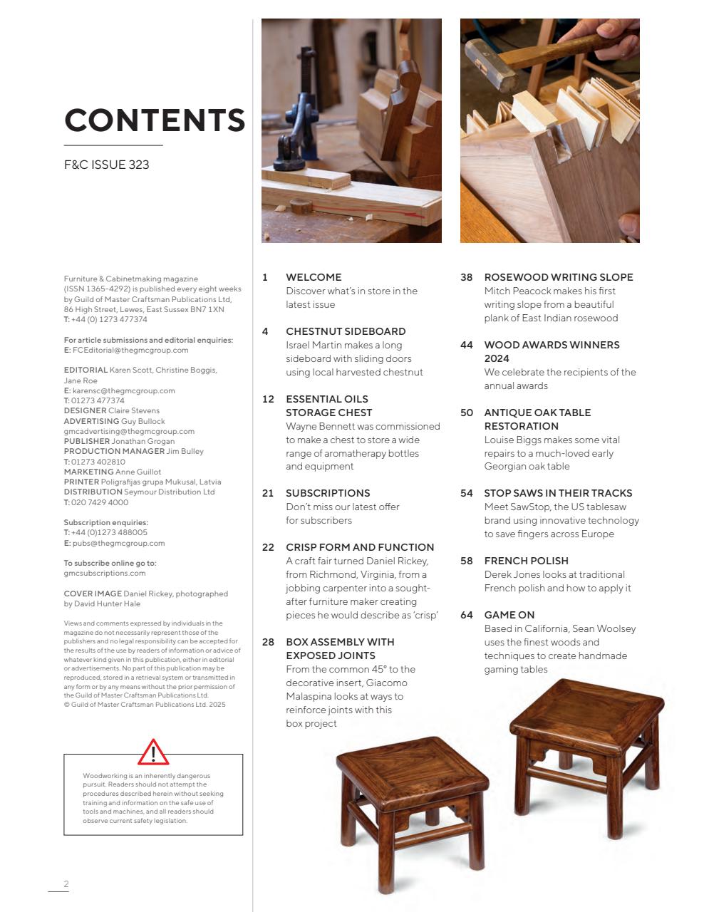 Furniture & Cabinetmaking Preview Pages