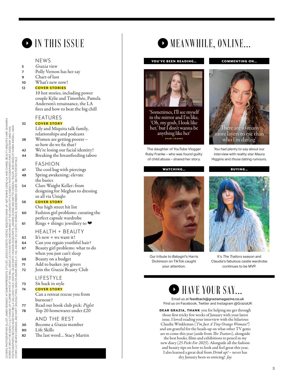 Grazia Preview Pages