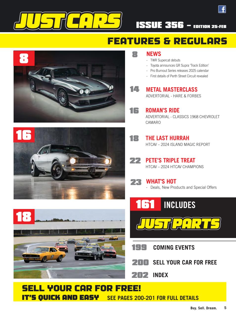 JUST CARS Preview Pages