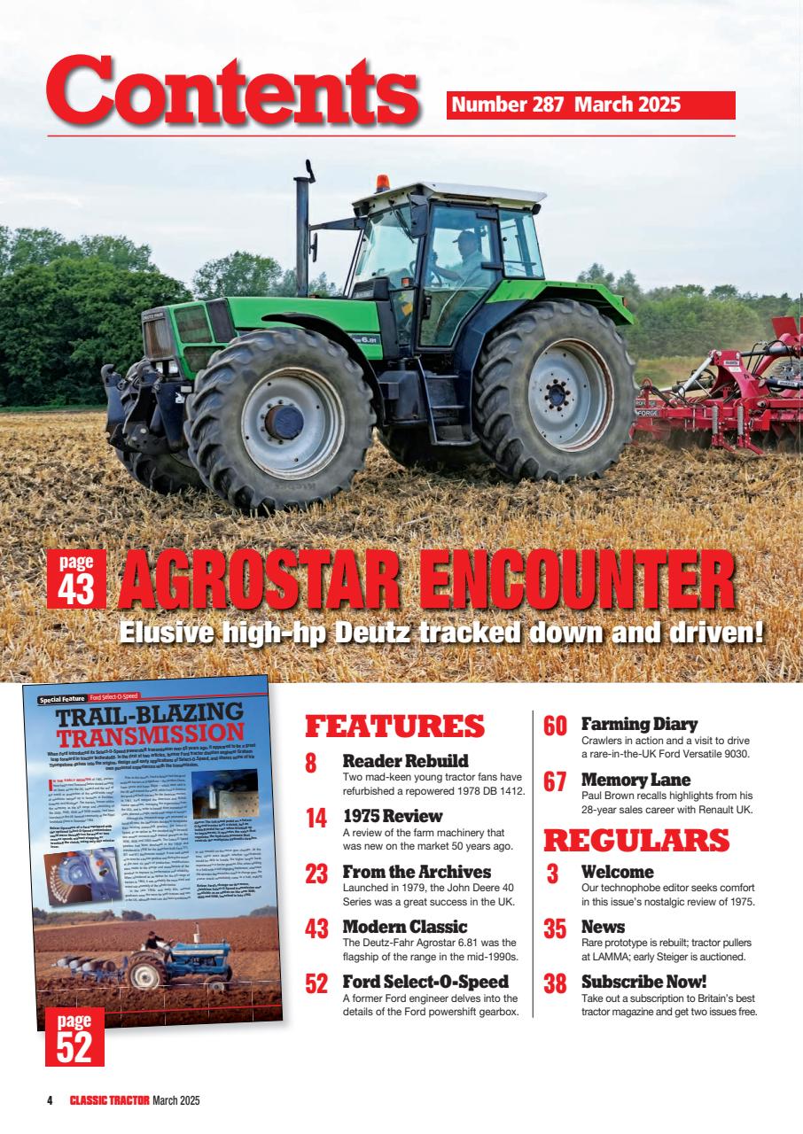 Classic Tractor Preview Pages