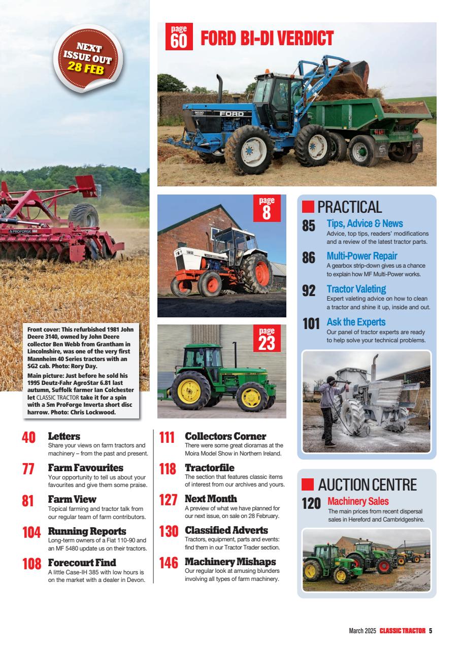 Classic Tractor Preview Pages