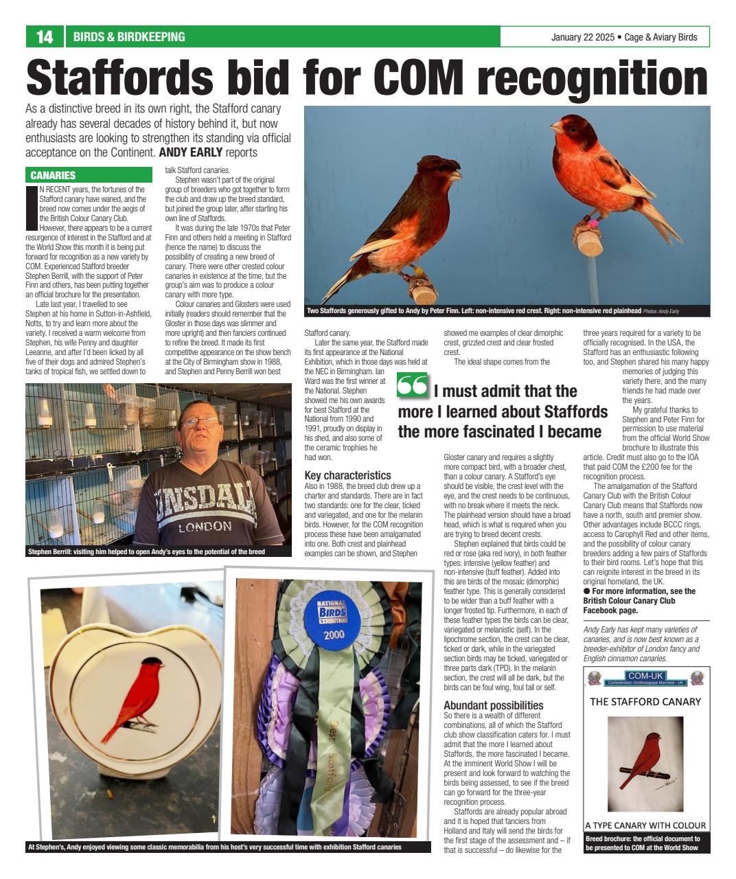 Cage & Aviary Birds Preview Pages