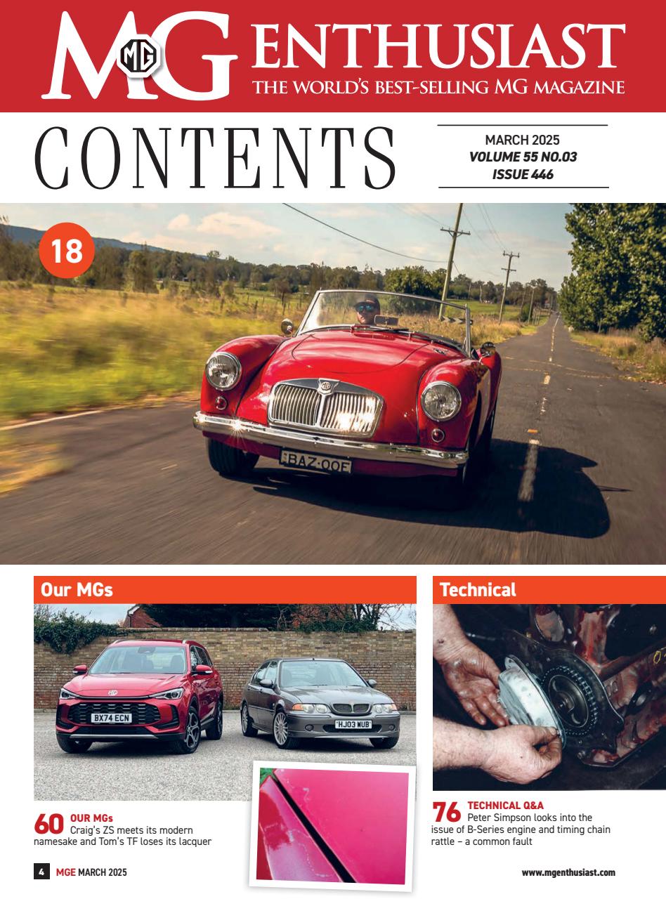 MG Enthusiast Preview Pages