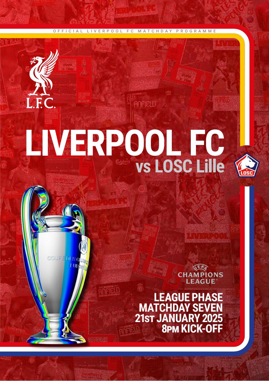 Liverpool FC Programmes Preview Pages