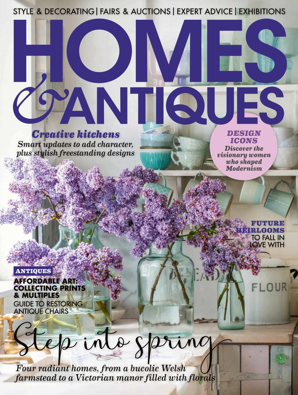 Homes & Antiques Magazine Preview Pages