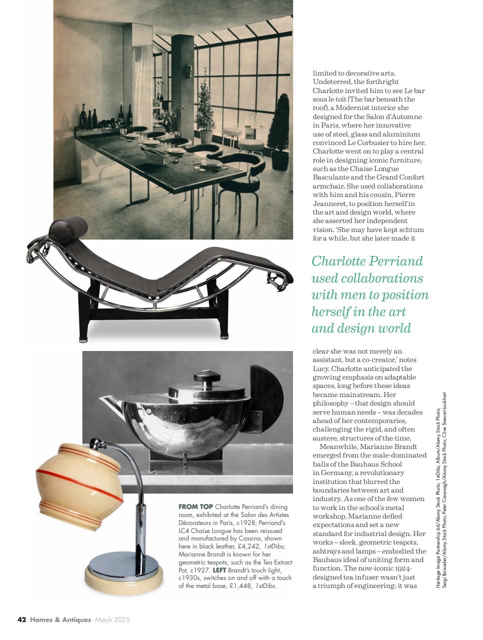 Homes & Antiques Magazine Preview Pages